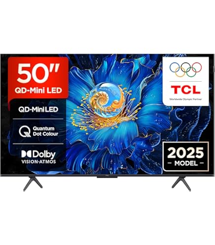 TCL 50P615K 50 Inch 4K Ultra HD Smart Android TV with Freeview